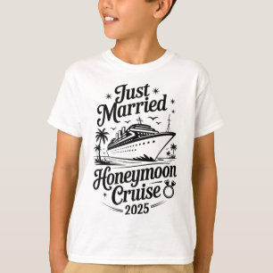 Camiseta Cruz de Lua de Mel Recém-Casados 2025 Cruzeiro