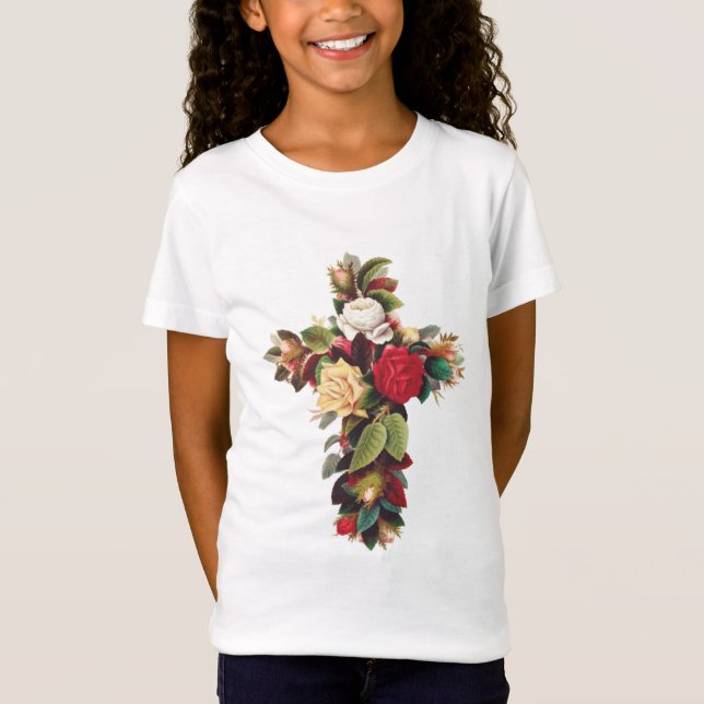Camiseta Cruz de Rosas (Frente)