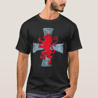 Camiseta cruz de templário leão