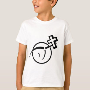 Camiseta Cruz do ateísmo v