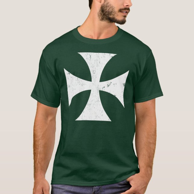 Camiseta Cruz do ferro - alemão/alemanha Bundeswehr (Frente)