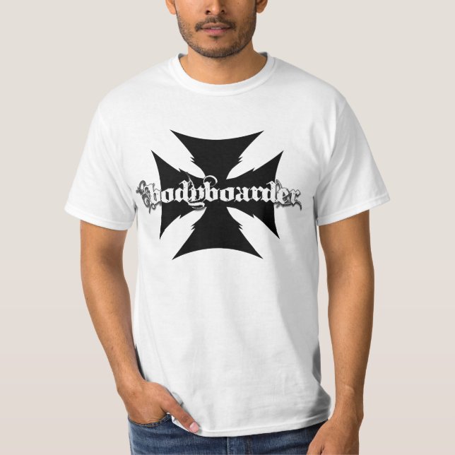 Camiseta Cruz do ferro de Bodyboarder (Frente)