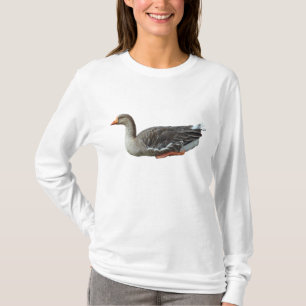 Camiseta Cruz do ganso da cisne do pato bravo europeu