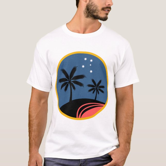 Camiseta Cruz do Sul em Céu Tropical (Frente)
