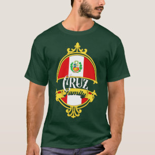 Camiseta Cruz Família Bandeira Peru