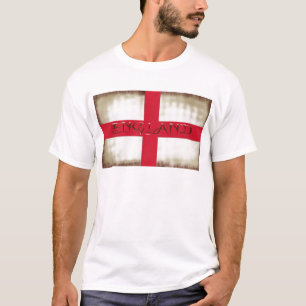 Camiseta Cruz inglesa de St George da bandeira do Grunge de