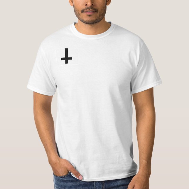 Camiseta cruz invertida (Frente)