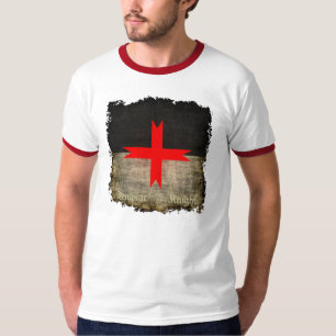 Camiseta Cruz Medieval dos Cavaleiros Templários