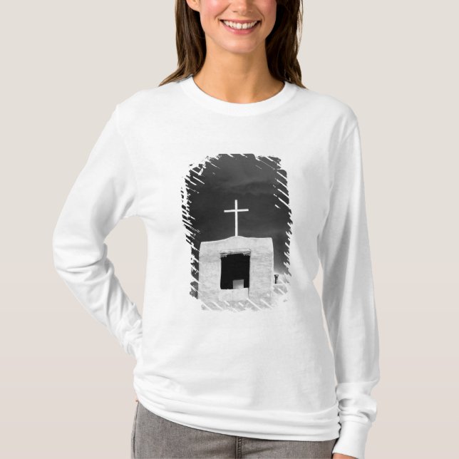 Camiseta Cruz na igreja mais velha, San Miguel, Papais noei (Frente)