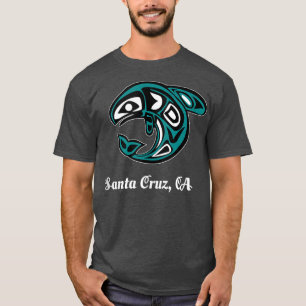 Camiseta Cruz Papai noel CA Nativo Americano Tribal Orca Ki