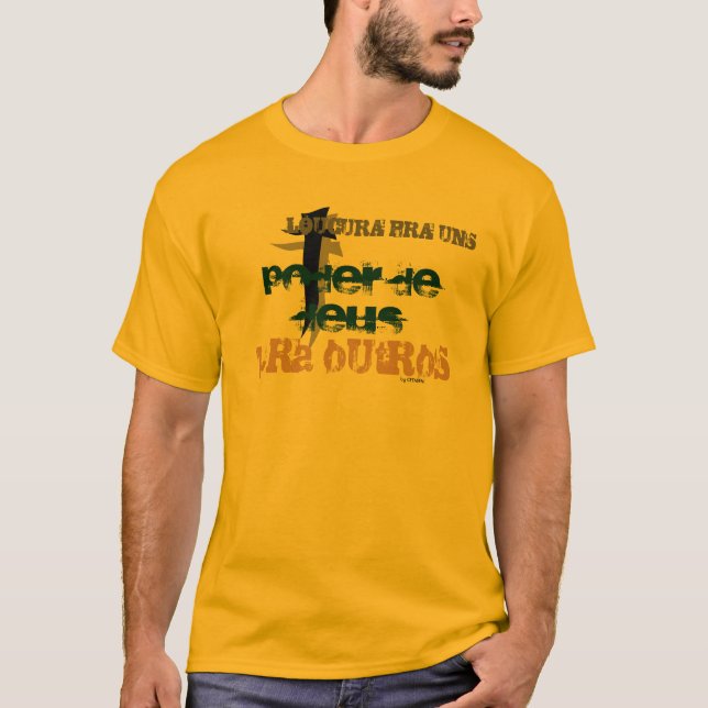 CAMISETA CRUZ PODER DE DEUS (Frente)