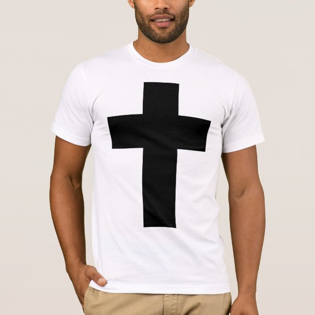 Camiseta Cruz preta (Frente)