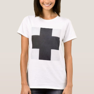 Camiseta Cruz preta por Kazimir Malevich