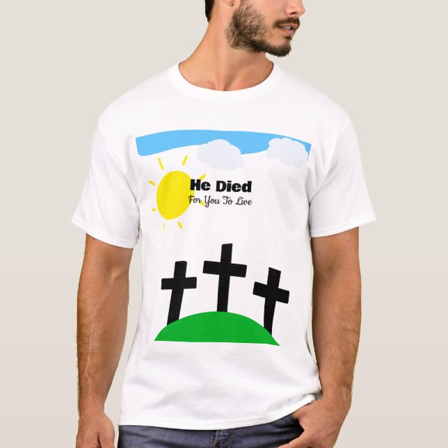 Camiseta cruz religiosa 3 (Frente)