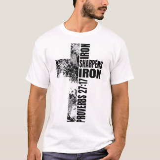 Camiseta Cruz Religiosa Sharpenes Ferro Verso Cristão
