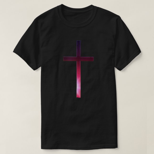 Camiseta Cruz roxa (Frente do Design)