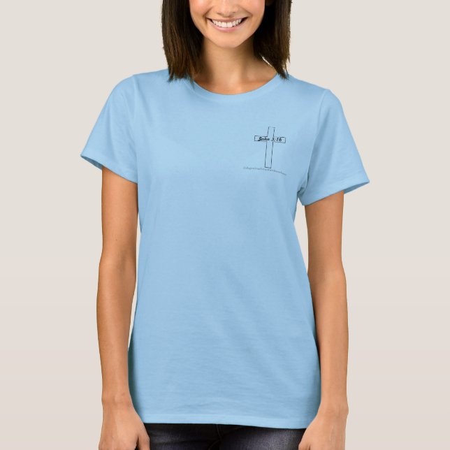 Camiseta Cruz Símbolo Cristão (Frente)