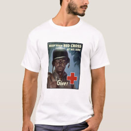 Camiseta Cruz vermelha da segunda guerra mundial
