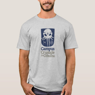 Camiseta Cruzada do terreno para Cthulhu