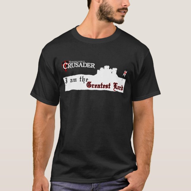 Camiseta Cruzado da fortaleza - o grande Lord Black (Frente)