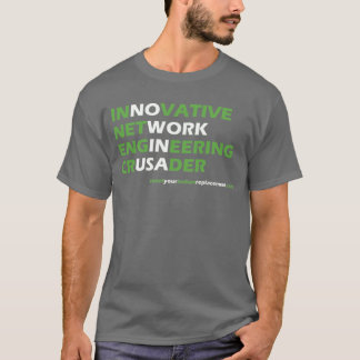Camiseta Cruzado inovativo da engenharia da rede?
