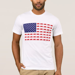 Camiseta Cruzador de Motociclos Patriótico