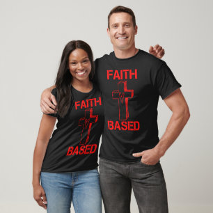 Camiseta Cruzamento Baseado Na Fé E Unísex Cardíaco
