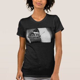 Camiseta cruzamento de borboleta