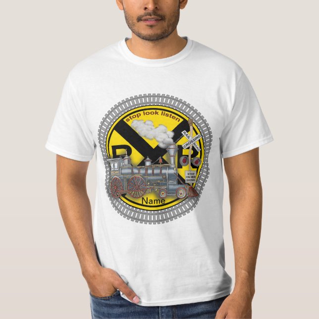 Camiseta Cruzamento de Trem (Frente)