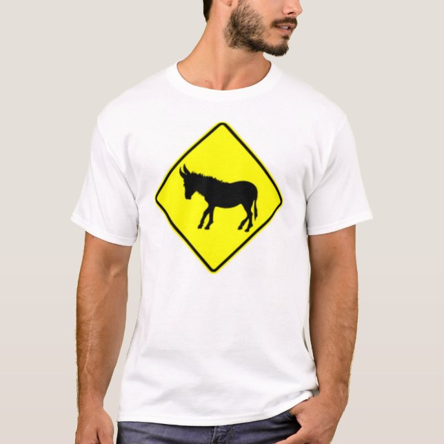 Camiseta cruzamento do asno (Frente)