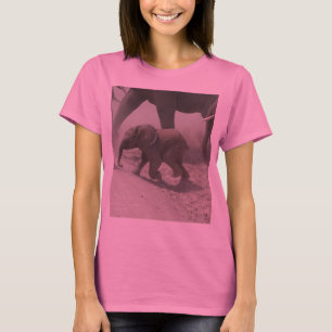 Camiseta Cruzamento do elefante africano do bebê