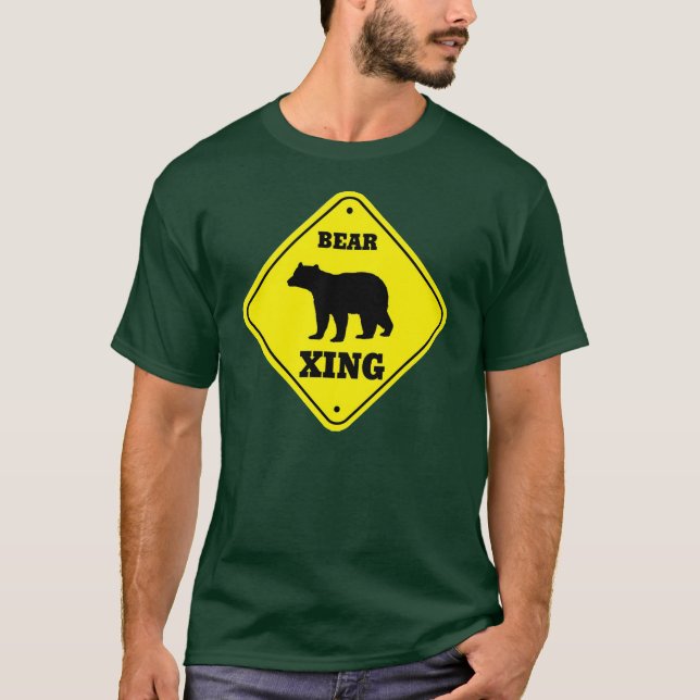 Camiseta Cruzamento do urso (Frente)