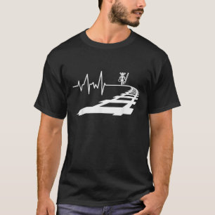 Camiseta Cruzamento Ferroviário Trem Modelo Ferroviário Cor
