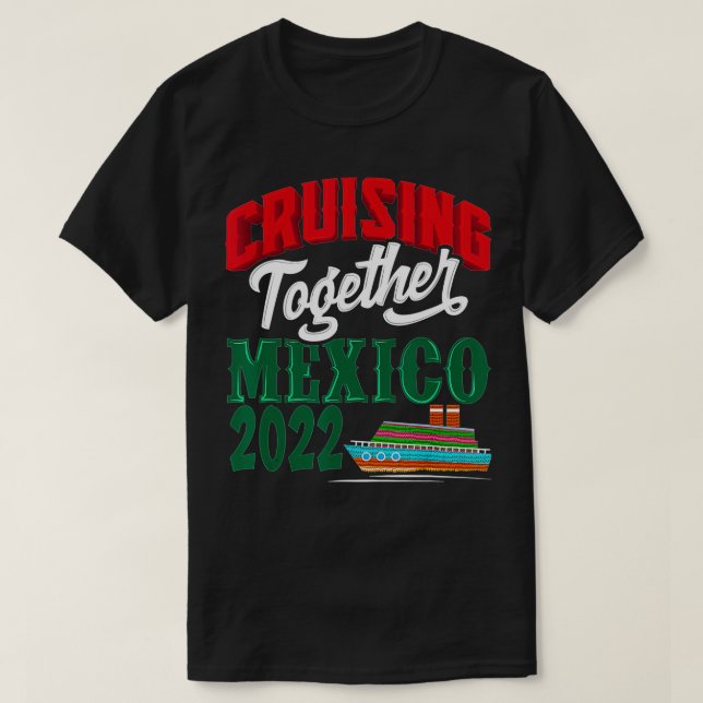 Camiseta Cruzamento Juntos México 2022 Riviera Crui Mexican (Frente do Design)