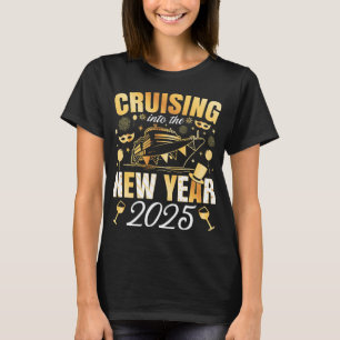 Camiseta Cruzamento no Ano Novo 2025 Mulheres