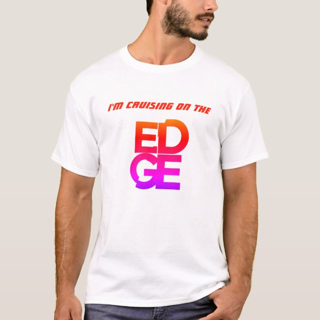 Camiseta Cruzamento no T da borda (Frente)