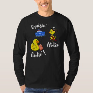 Camiseta Cruzamento Ocultando Locação de Passaporte de Pato