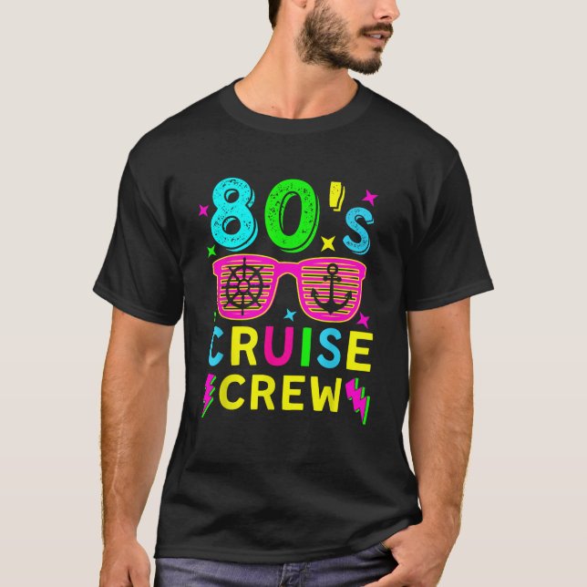 Camiseta Cruzamento Trip 1980s Estilo Retroativo Figurino 8 (Frente)