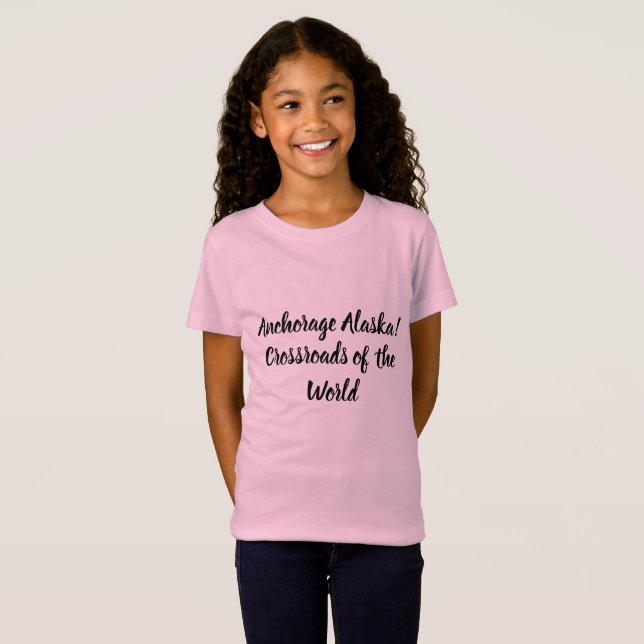 Camiseta Cruzamentos de Anchorage Alaska (Frente Completa)