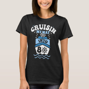 Camiseta Cruzando a caminho de 80 Iates-Boat 80t de Cruise