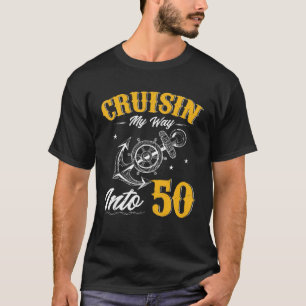 Camiseta Cruzando A Meu Caminho Em 50 Engraçados 50º Cruzei