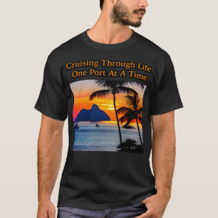 Camiseta Cruzando Ao Longo Da Vida Uma Porta De Cada Vez