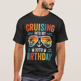 Camiseta Cruzando Em Meu 50º Cruzeiro Familiar Aniversário
