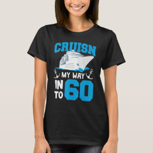 Camiseta Cruzando Meu Caminho Aos 60 Anos No Domingo 60º An
