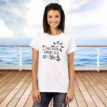 Camiseta Cruzar esta semana Não dou a um navio engraçado<br><div class="desc">Este design foi criado através da arte digital. Você pode mudar o estilo desta camisa escolhendo Mais > sob a opção de estilo. Ele pode ser personalizado clicando no botão personalizar e alterando a cor, adicionando um nome, iniciais ou suas palavras favoritas. Entre em contato comigo em colorflowcreations@gmail.com se você...</div>