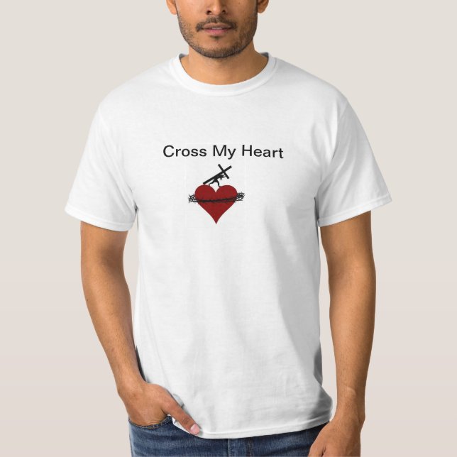 Camiseta Cruze meu coração (Frente)