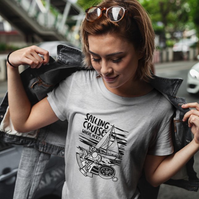 Camiseta Cruzeiro à vela (Criador carregado)