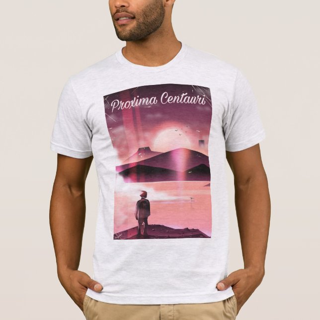 Camiseta Cruzeiro científico de ficção científica Proxima C (Frente)