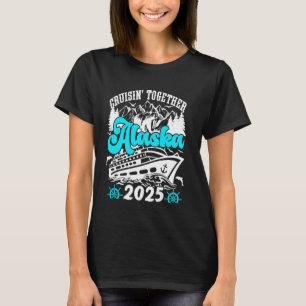 Camiseta Cruzeiro Cruisin Together Alasca 2025 Vacação Alas