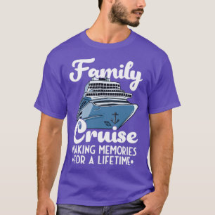 Camiseta Cruzeiro da Família de Navios de Cruzeiro